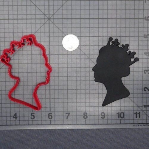 Queen Head 266-D804 Cookie Cutter Silhouette