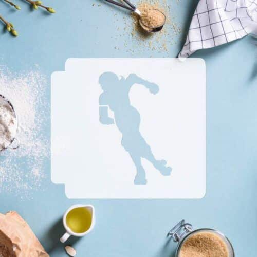 Roller Derby Girl 783-C698 Stencil