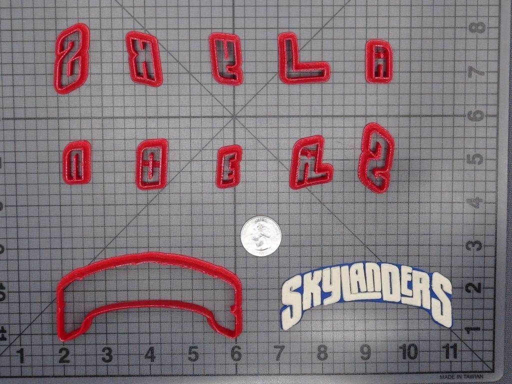 Skylanders Logo 266-E075 Cookie Cutter Set