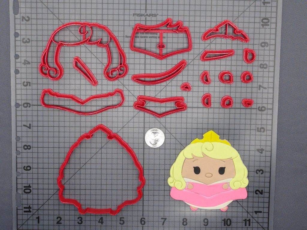 Sleeping Beauty - Aurora Chubby Body 266-E040 Cookie Cutter Set