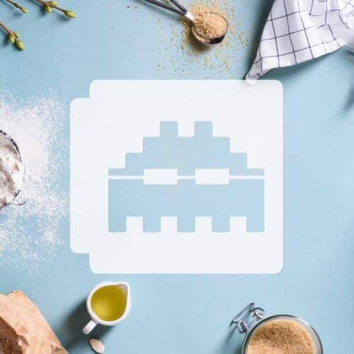 Space Invaders - Alien 783-C734 Stencil