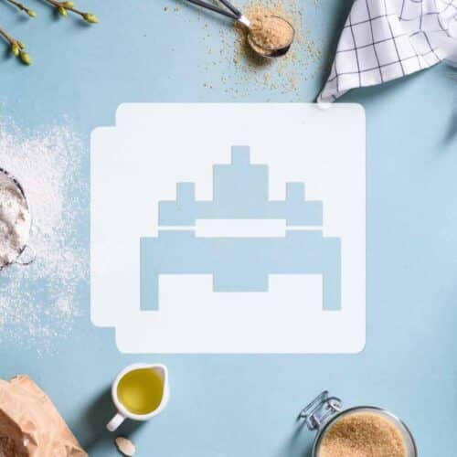 Space Invaders - Alien 783-C737 Stencil
