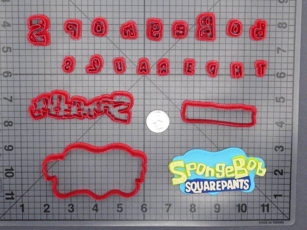 Spongebob Squarepants Logo 266-E149 Cookie Cutter Set