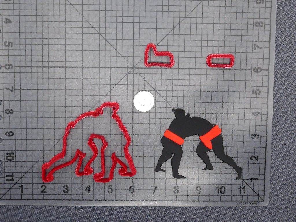 Sumo Wrestlers 266-D813 Cookie Cutter Set