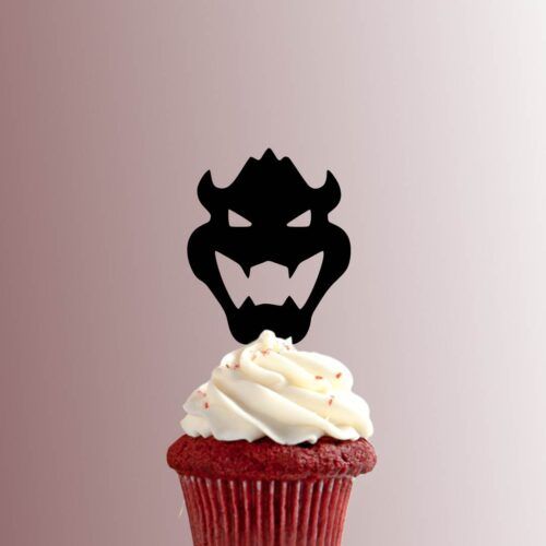 Super Mario - Bowser Head 228-303 Cupcake Topper