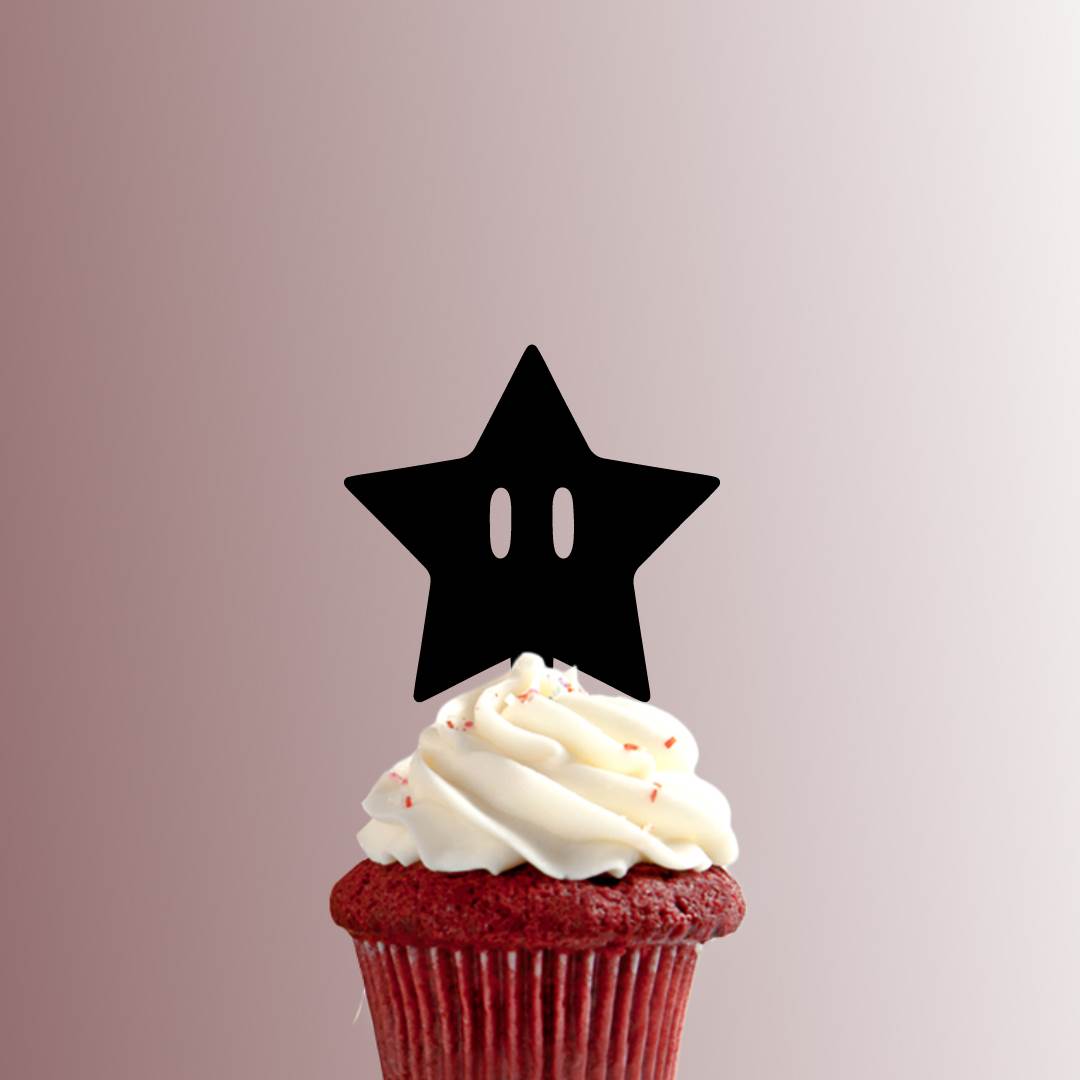 Super Mario - Star 228-302 Cupcake Topper