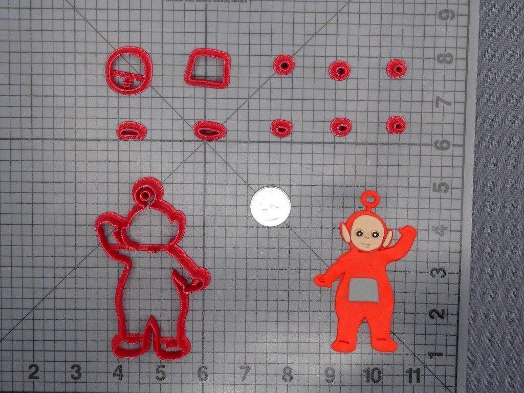 Teletubbies - Po Body 266-E066 Cookie Cutter Set