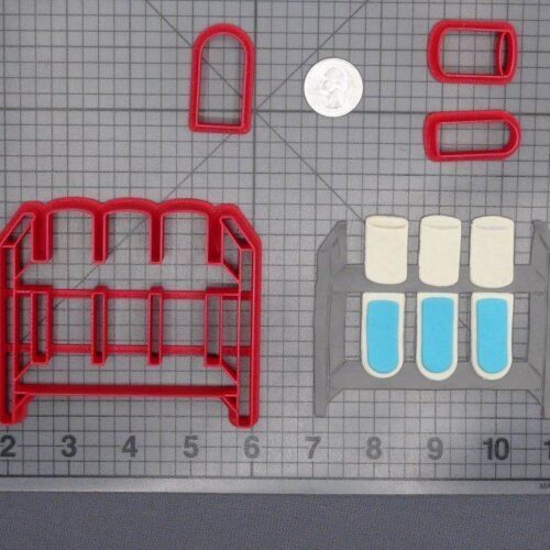 Test Tubes 266-D691 Cookie Cutter Set