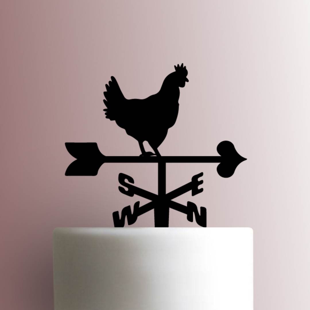 Weather Vane Chicken 225-A197 Cake Topper