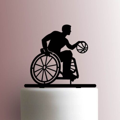 Wheelchair Basketball 225-A099 Cake Topper