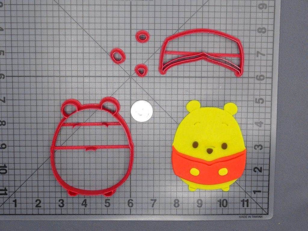 Winnie the Pooh Chubby Body 266-E065 Cookie Cutter Set