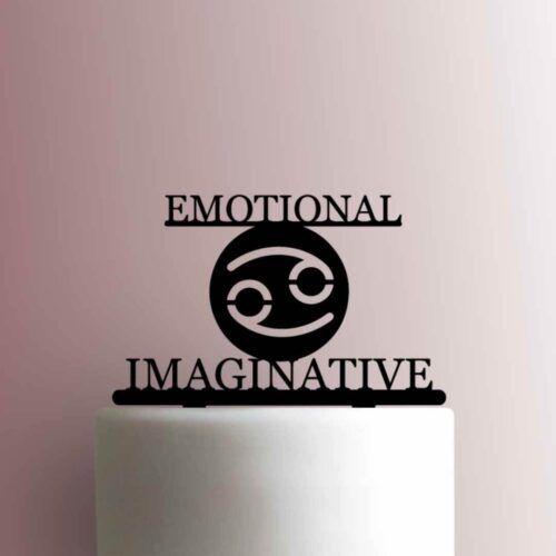 Zodiac - Cancer Characteristics 225-A140 Cake Topper