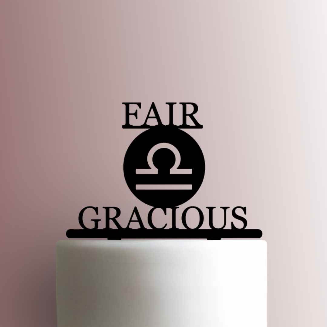 Zodiac - Libra Characteristics 225-A143 Cake Topper