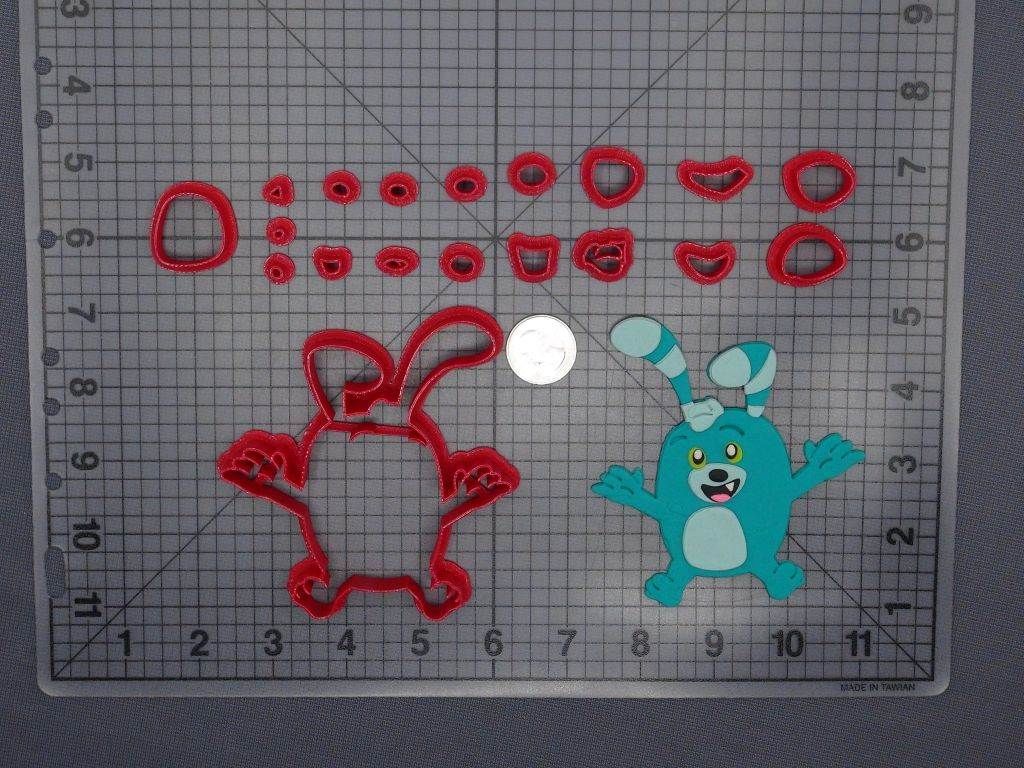 Abby Hatcher - Bozzly 266-E524 Cookie Cutter Set
