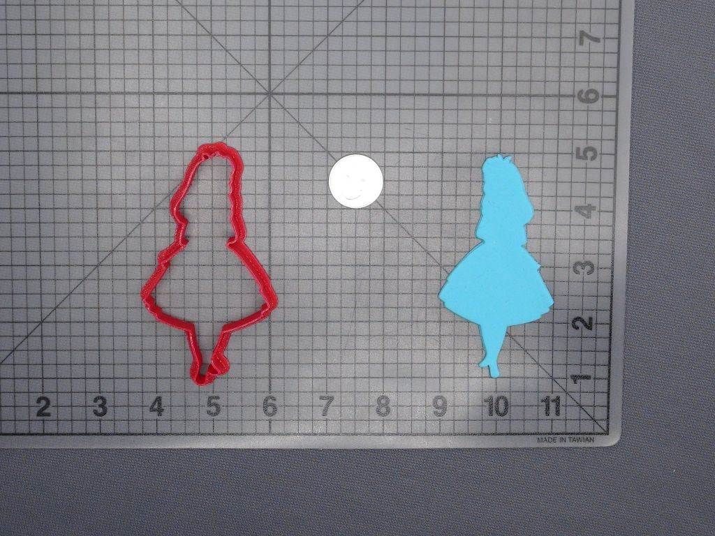Alice In Wonderland - Alice Body 266-E300 Cookie Cutter Silhouette