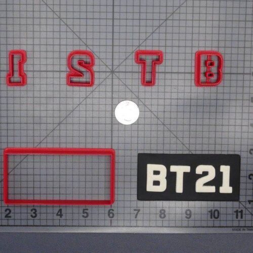 BT21 Logo 266-E225 Cookie Cutter Set