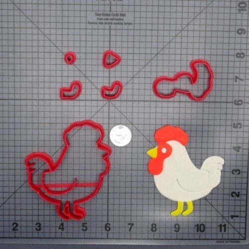 Bird - Rooster 266-D831 Cookie Cutter Set
