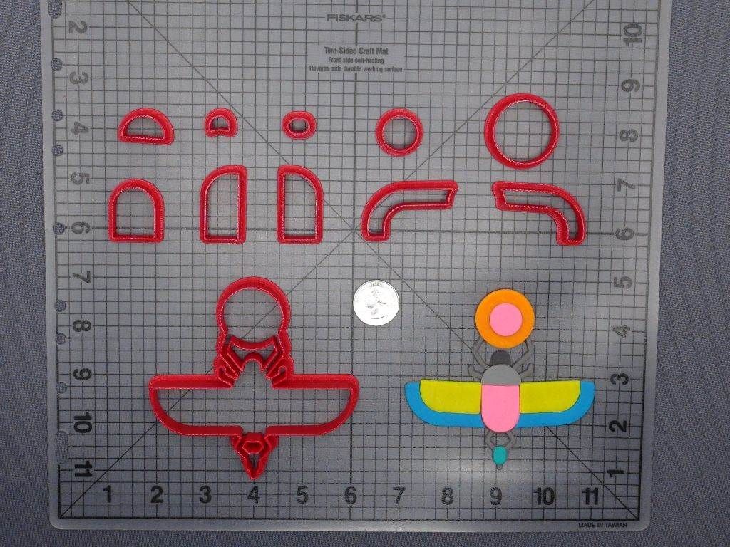 Egyptian Scarab 266-D886 Cookie Cutter Set