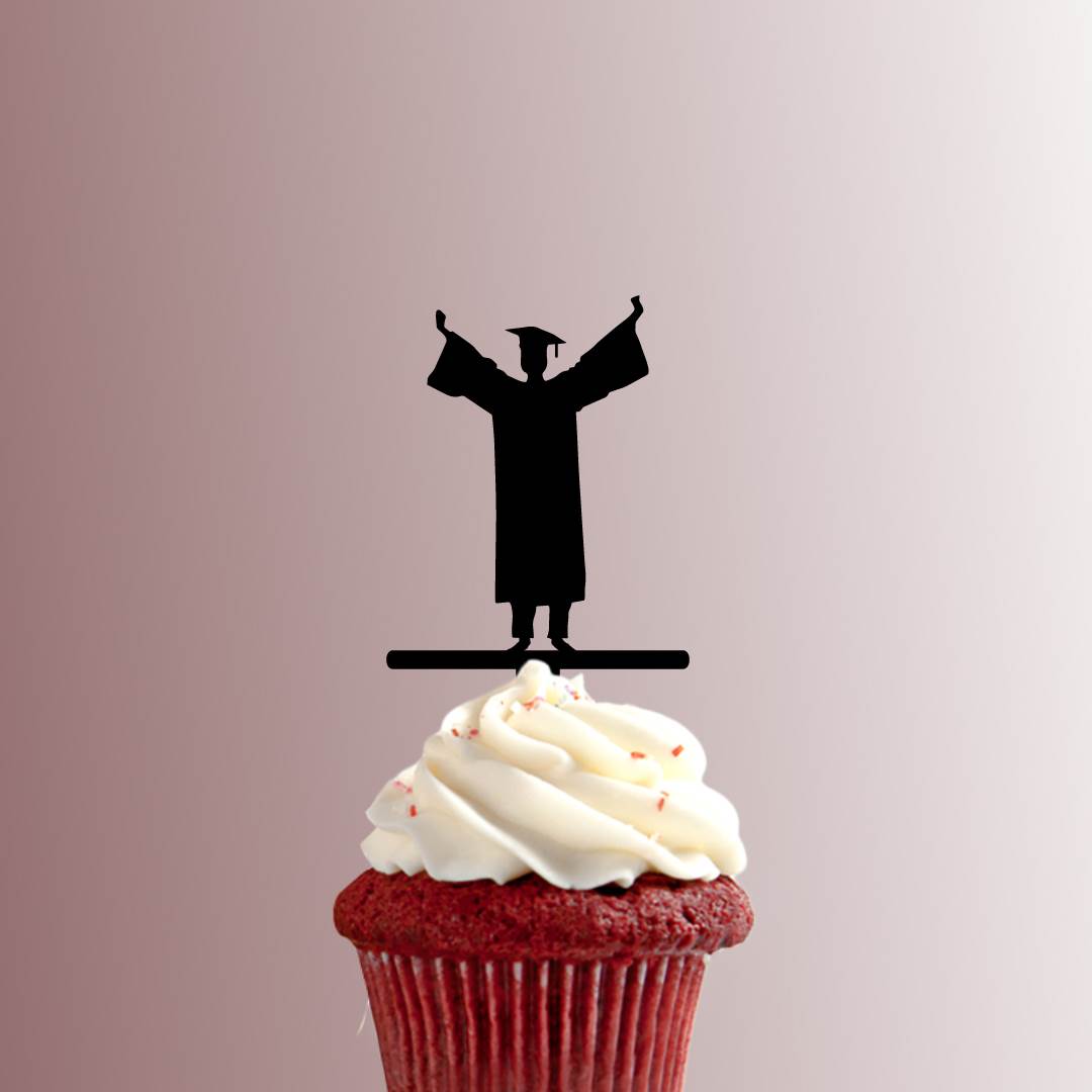 Graduation Boy 228-336 Cupcake Topper