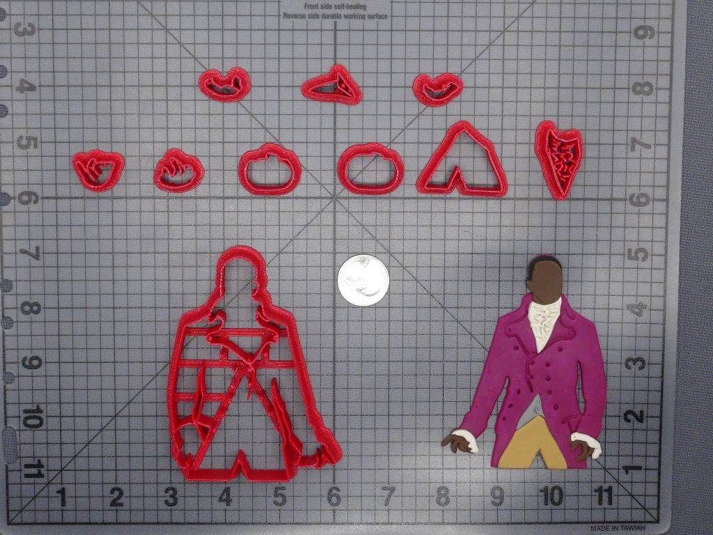 Hamilton - Aaron Burr 266-E676 Cookie Cutter Set