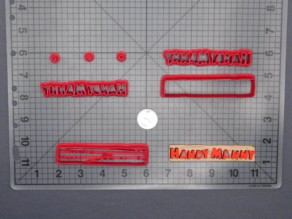 Handy Manny Logo 266-E423 Cookie Cutter Set
