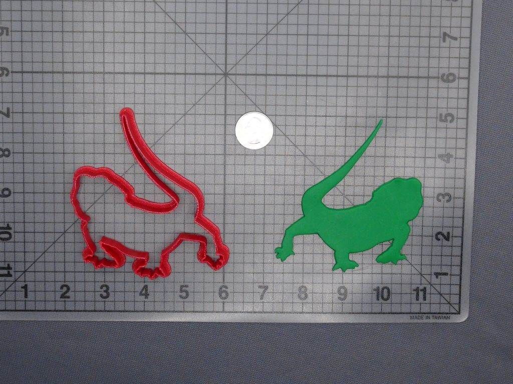 Lizard 266-E011 Cookie Cutter Silhouette