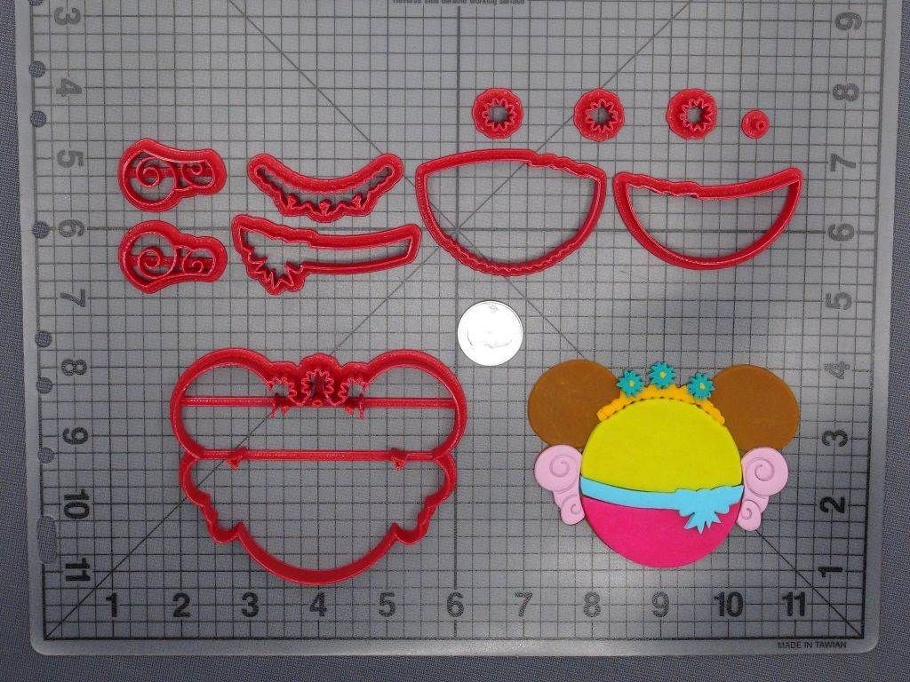 Mickey Mouse - Fancy Nancy 266-E334 Cookie Cutter Set