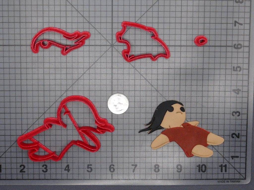 Mulan - Rag Doll 266-D964 Cookie Cutter Set