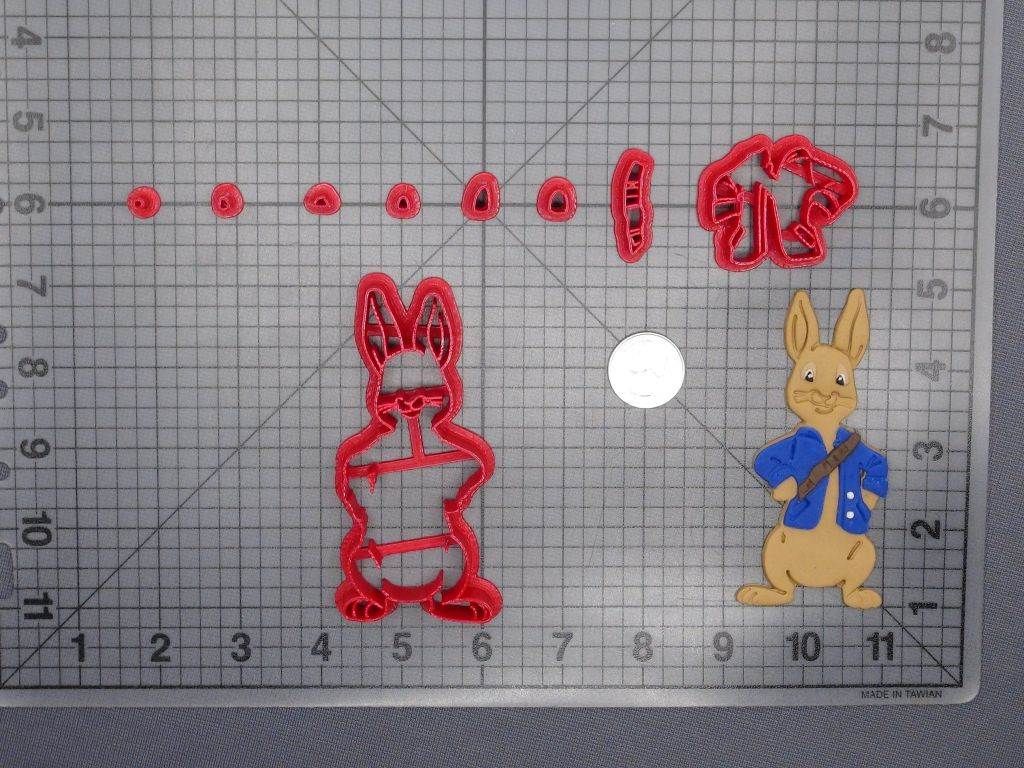 Peter Rabbit Body 266-E243 Cookie Cutter Set