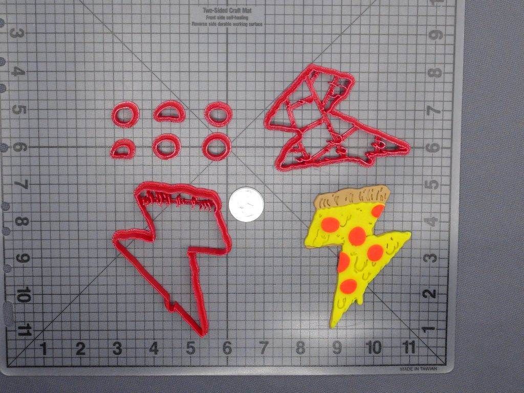 Pizza Lightning 266-E031 Cookie Cutter Set