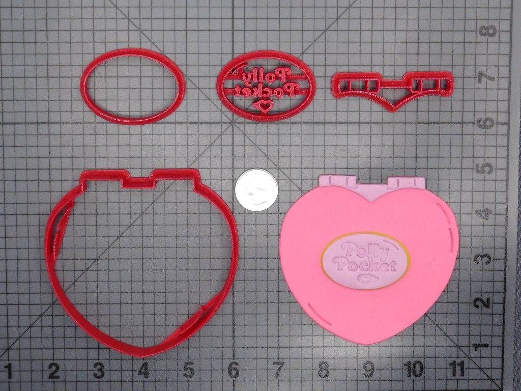 Polly Pocket 266-E356 Cookie Cutter Set