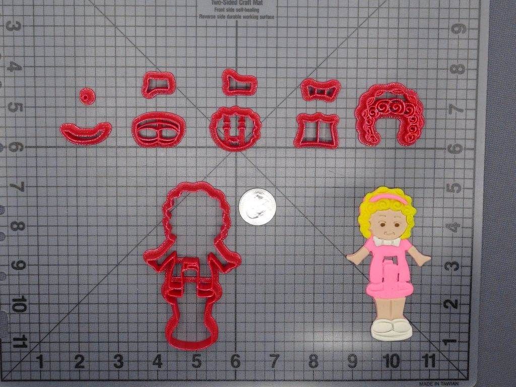 Polly Pocket Body 266-E355 Cookie Cutter Set
