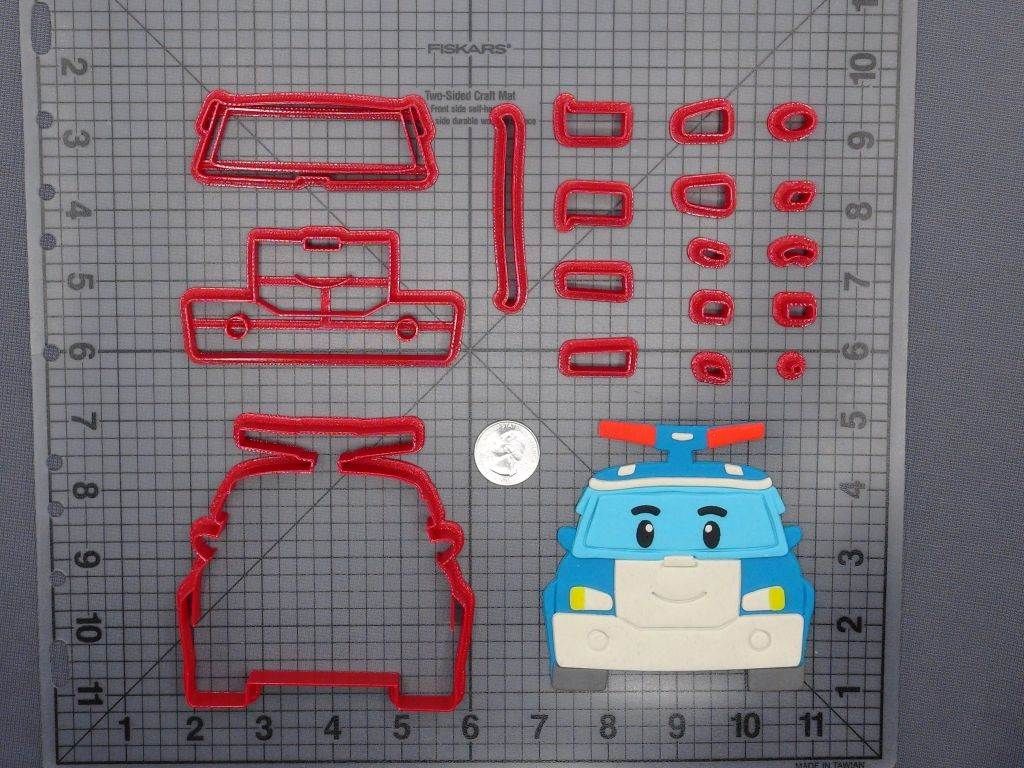 Robocar - Poli 266-D986 Cookie Cutter Set
