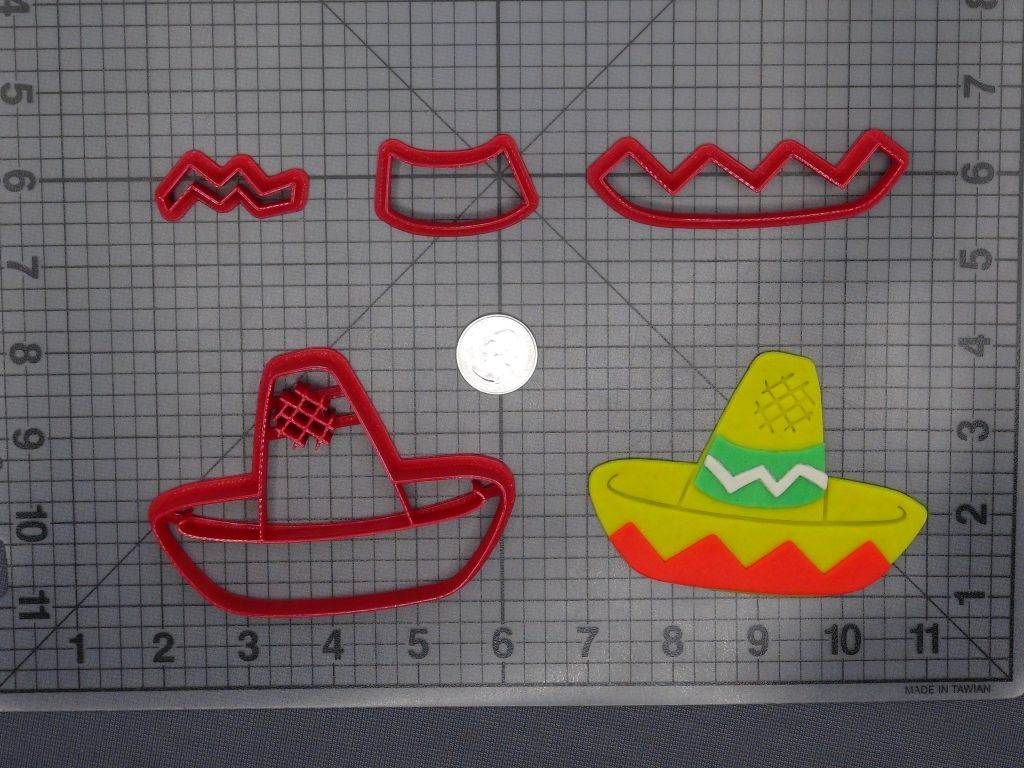 Sombrero Hat 266-E104 Cookie Cutter Set