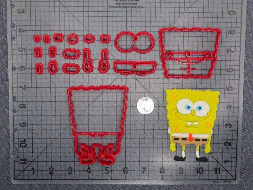 Spongebob Squarepants Body 266-E385 Cookie Cutter Set
