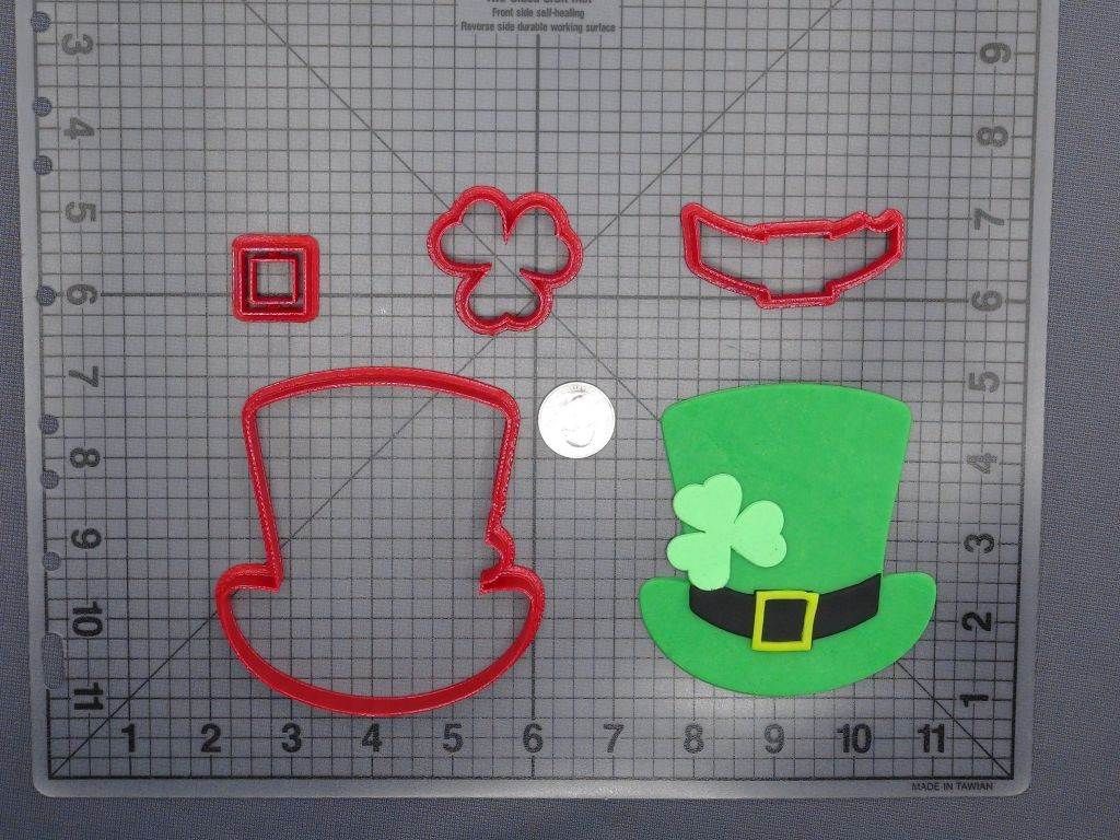St Patricks Day - Leprechaun Hat 266-E765 Cookie Cutter Set