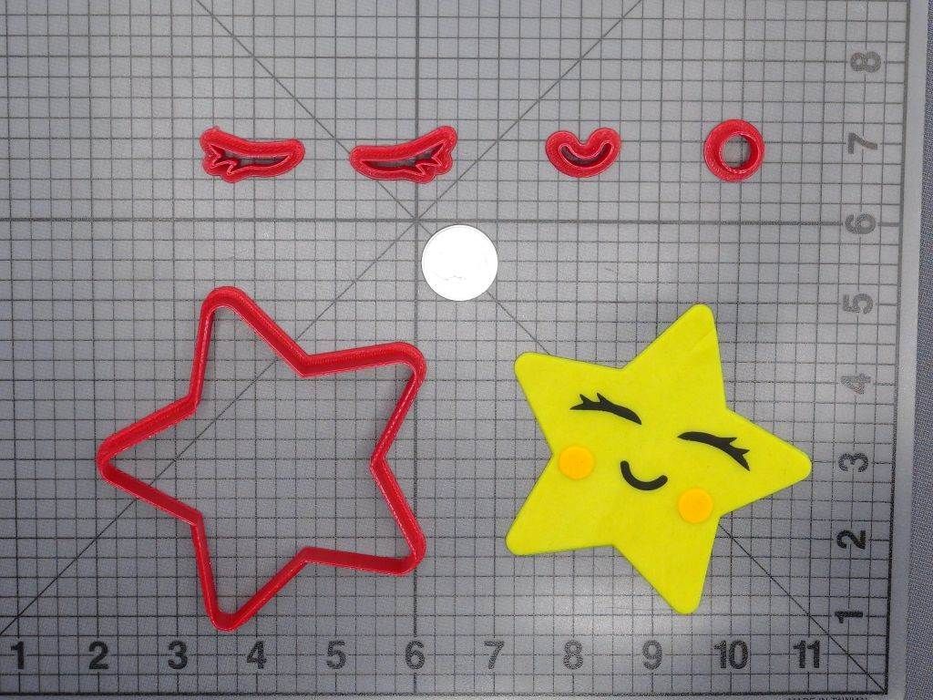 Star Smiling 266-E036 Cookie Cutter Set