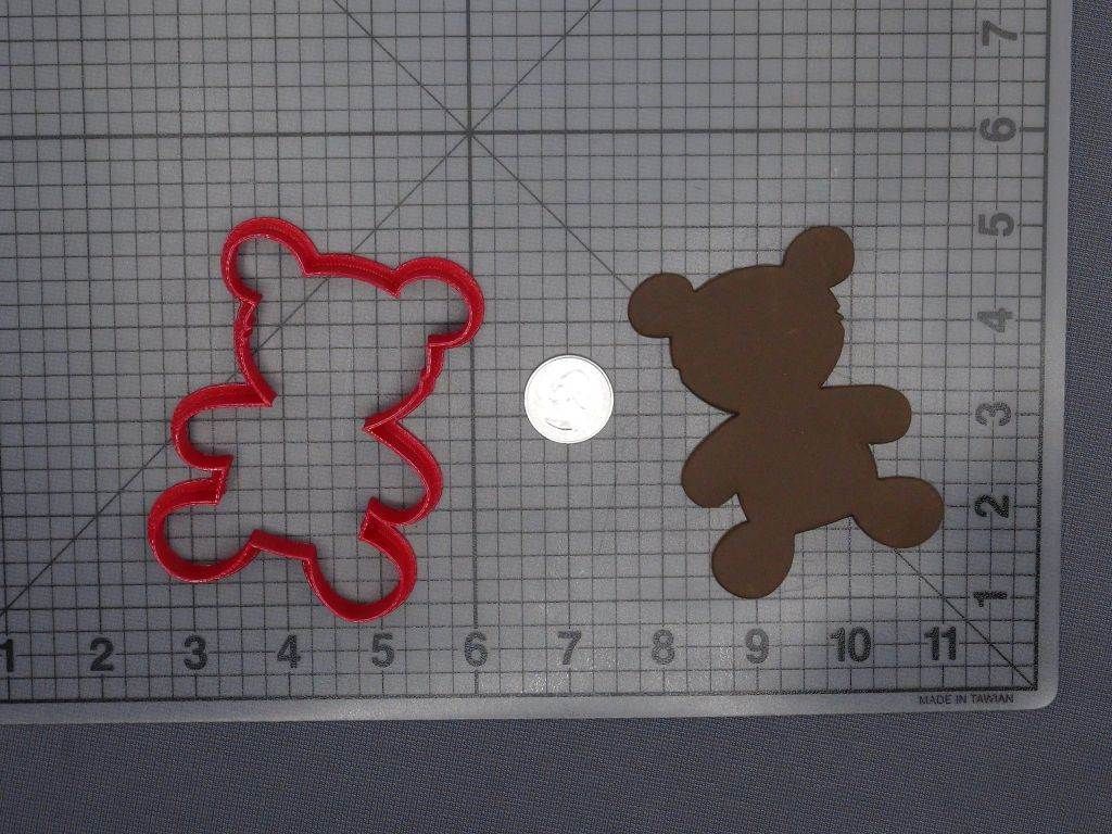 Teddy Bear 266-E058 Cookie Cutter Silhouette