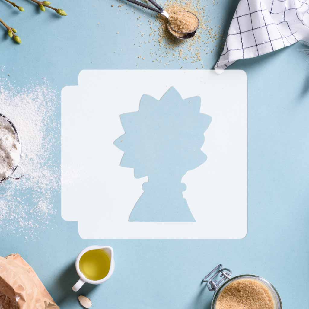 The Simpsons - Lisa Head 783-C878 Stencil Silhouette