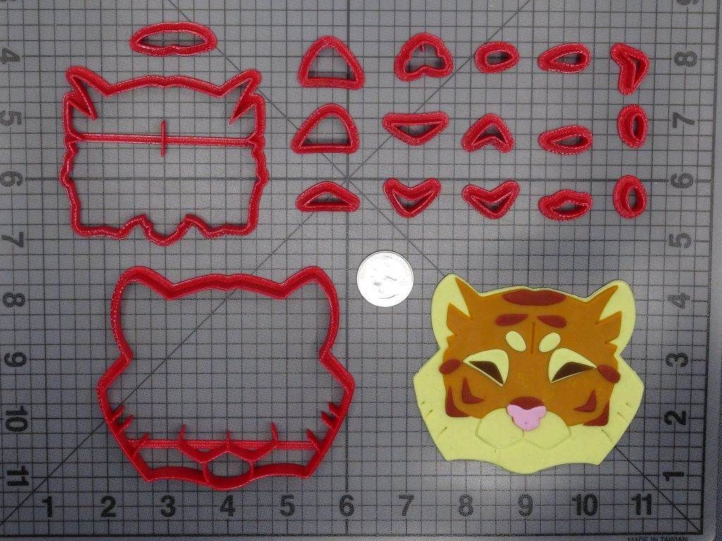 Tiger Head 266-E034 Cookie Cutter Set