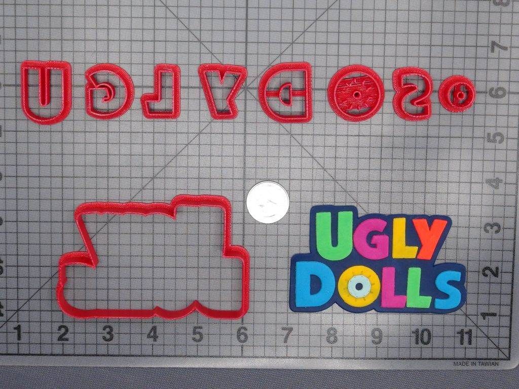 Ugly Dolls Logo 266-E411 Cookie Cutter Set