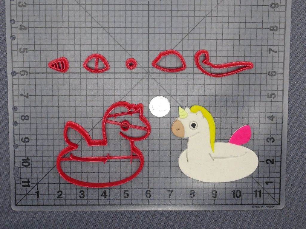 Unicorn Floatie 266-D924 Cookie Cutter Set