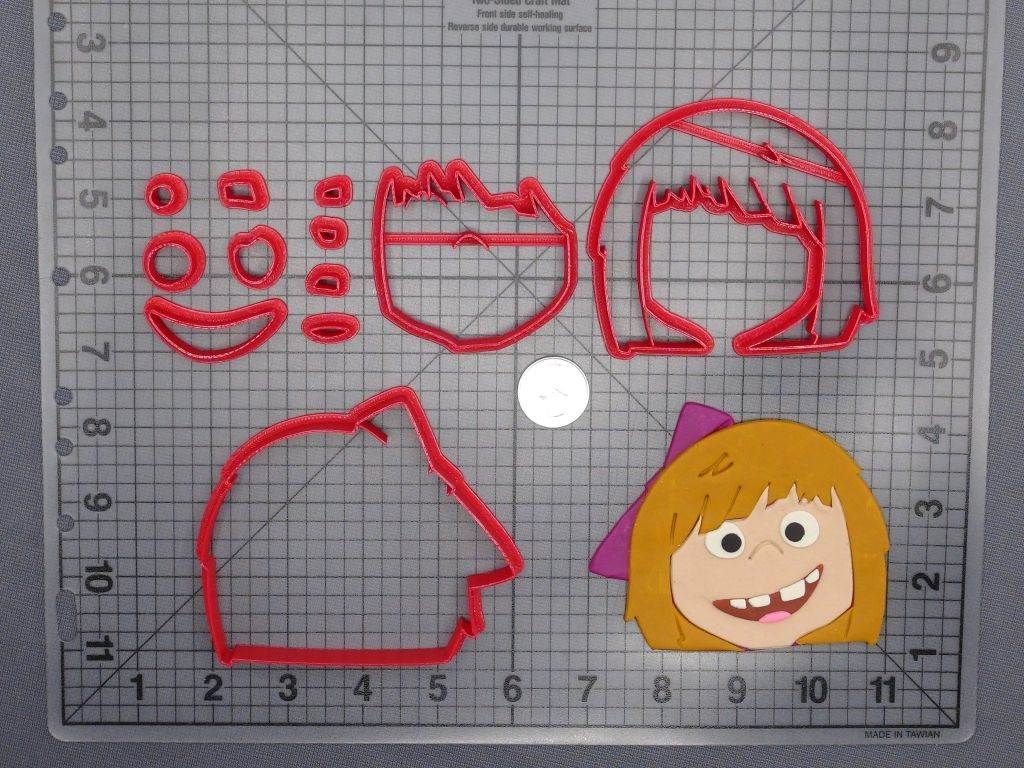 Up - Ellie Head 266-E495 Cookie Cutter Set