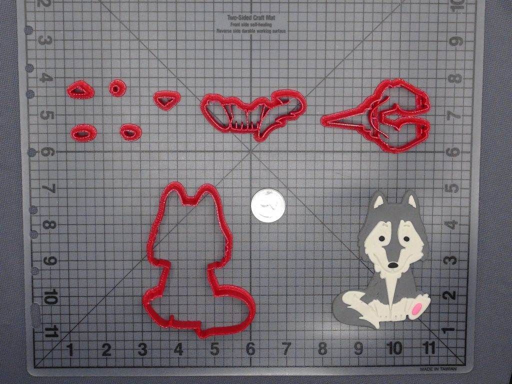Wolf Body 266-D830 Cookie Cutter Set