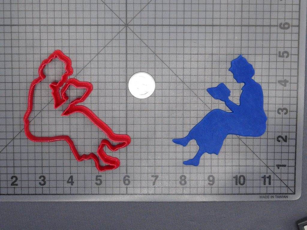 Woman Reading 266-D870 Cookie Cutter
