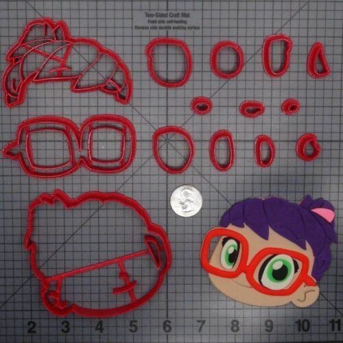 Abby Hatcher Head 266-E522 Cookie Cutter Set
