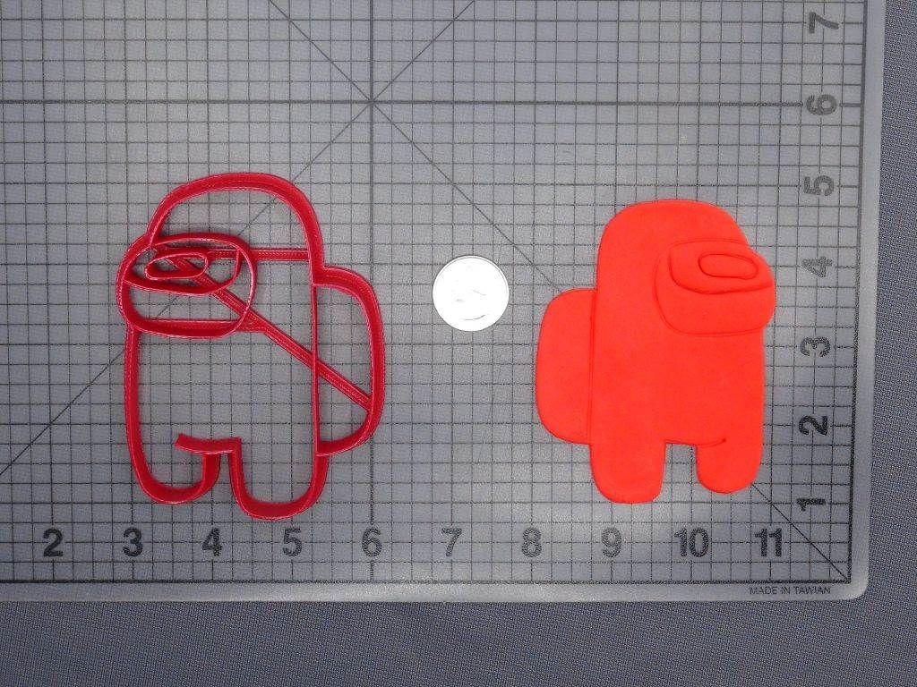 Among Us - Crewmate 266-E541 Cookie Cutter