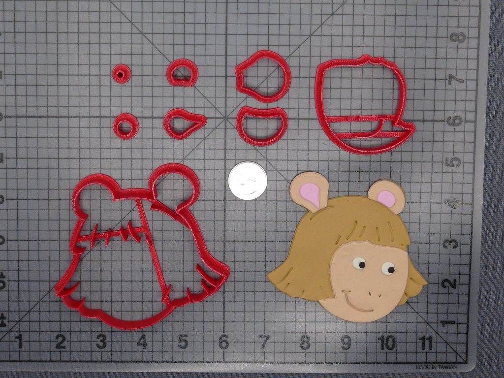 Arthur - DW Head 266-E659 Cookie Cutter Set