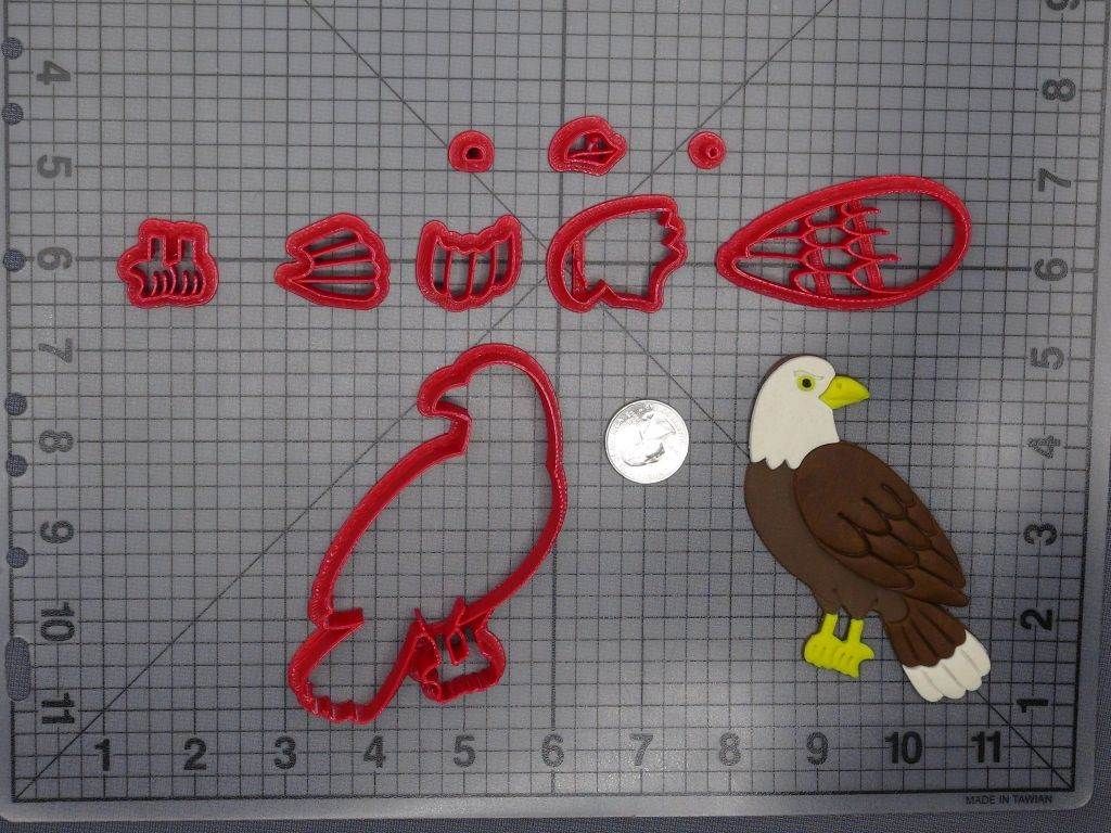 Bald Eagle Bird 266-E188 Cookie Cutter Set