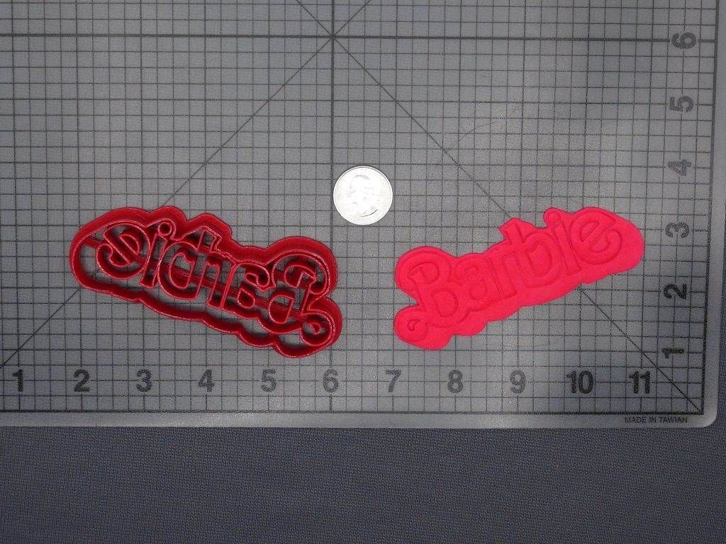Barbie Logo 266-E542 Cookie Cutter